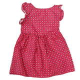 Newborn Half Sleeves Frock - Maroon, Kids, Newborn Girls Frocks, Chase Value, Chase Value