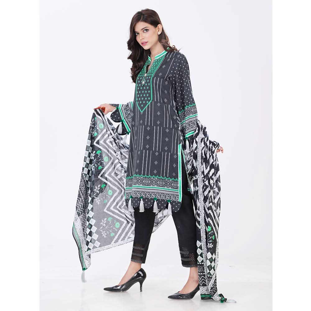 Eminent Digital Printed 3 Pcs Un-Stitched Suit - 19, Women, 3Pcs Shalwar Suit, Eminent, Chase Value