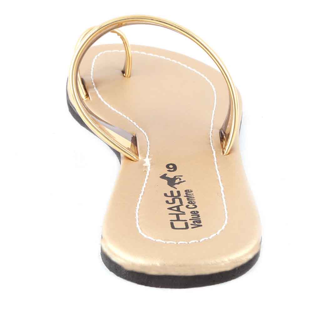 Women's Slipper (J-502) - Golden, Women, Slippers, Chase Value, Chase Value