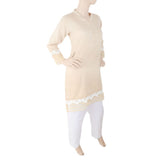 Women's Stitched 2Pcs Shalwar Suit - Beige, Women's, Shalwar Suits, Chase Value, Chase Value