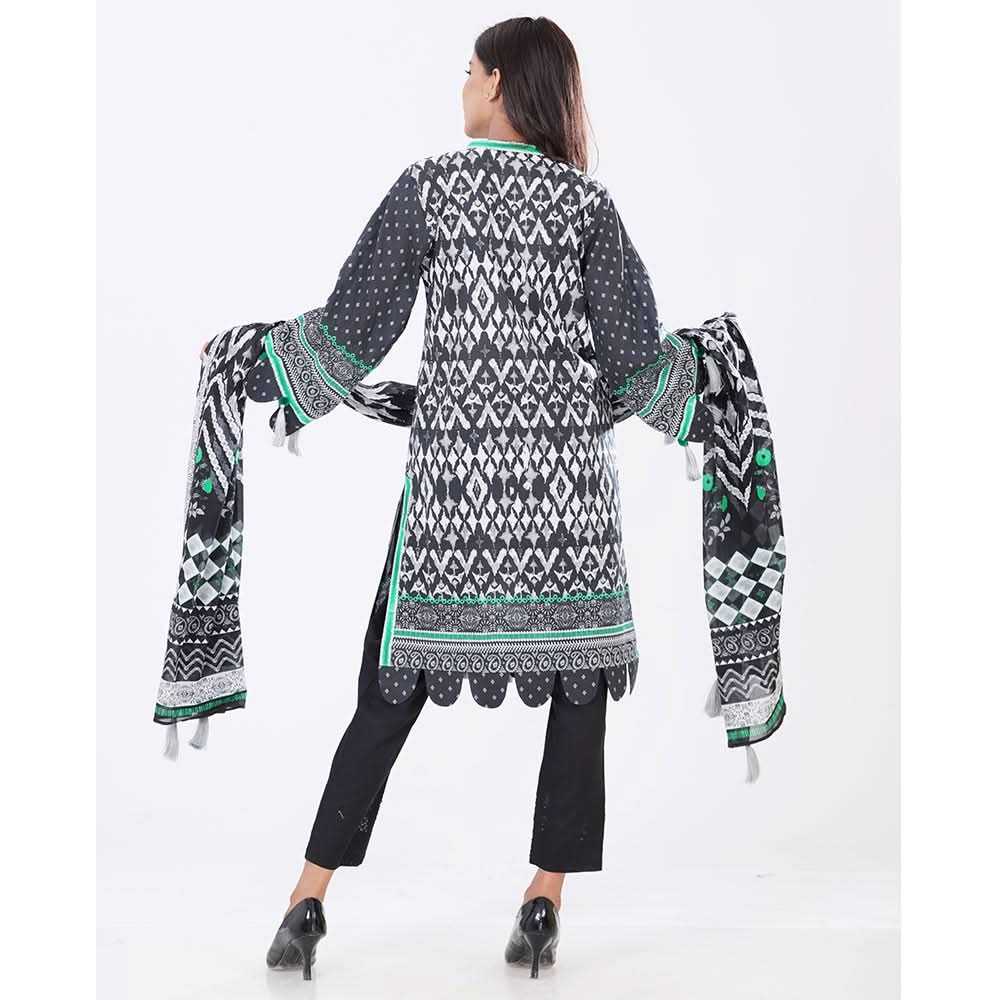 Eminent Digital Printed 3 Pcs Un-Stitched Suit - 19, Women, 3Pcs Shalwar Suit, Eminent, Chase Value