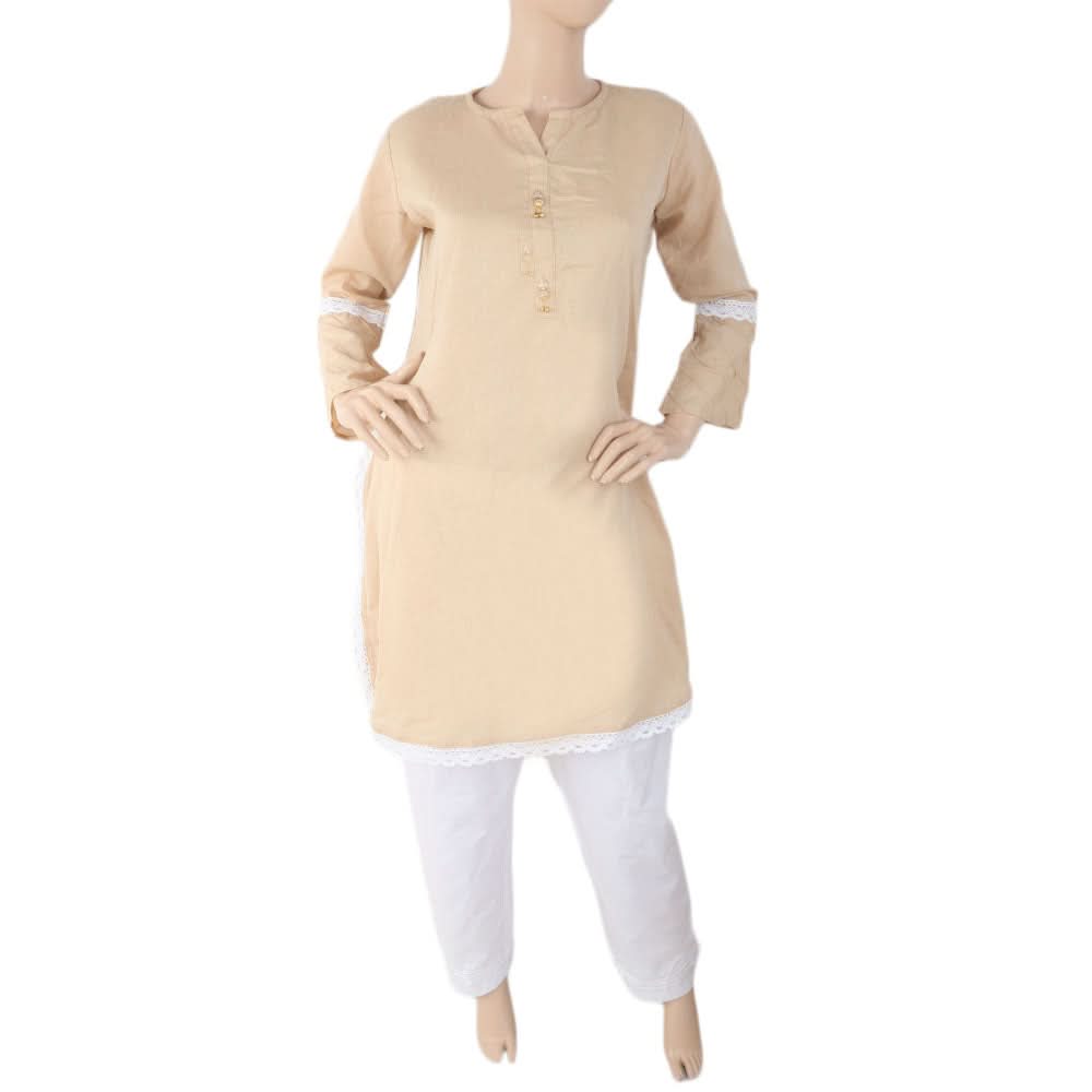 Women's Shalwar Suit - Skin, Women's, Shalwar Suits, Chase Value, Chase Value