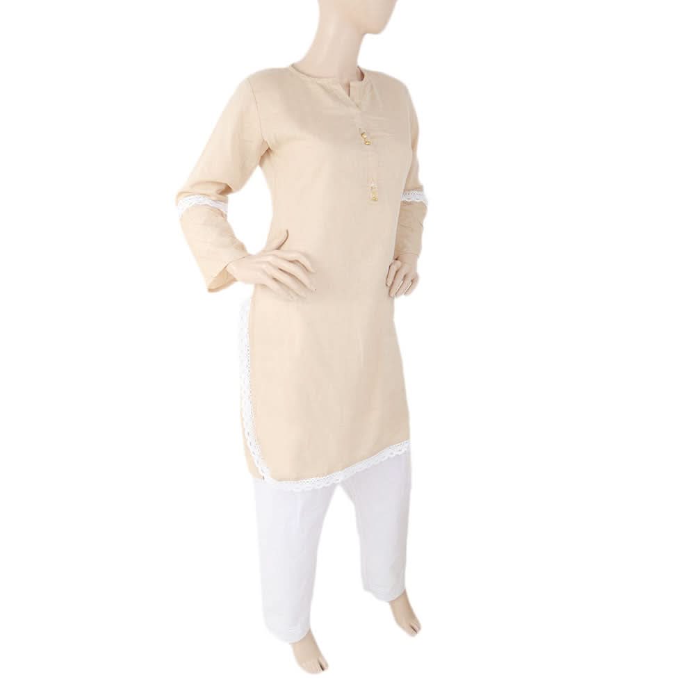 Women's Shalwar Suit - Skin, Women's, Shalwar Suits, Chase Value, Chase Value