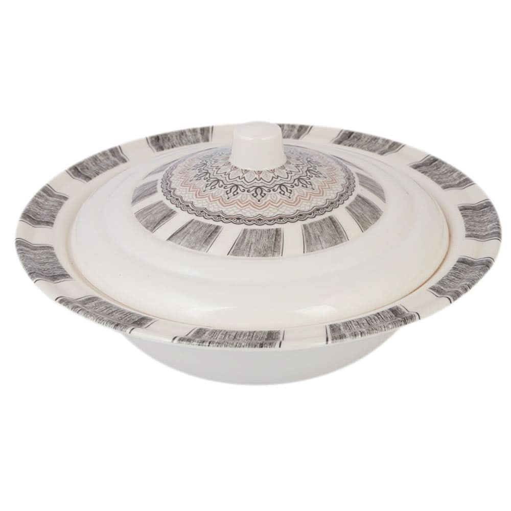 Melamine Bowl With Lid - Grey, Home & Lifestyle, Serving And Dining, Chase Value, Chase Value