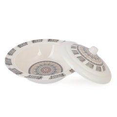 Melamine Bowl With Lid - Grey, Home & Lifestyle, Serving And Dining, Chase Value, Chase Value