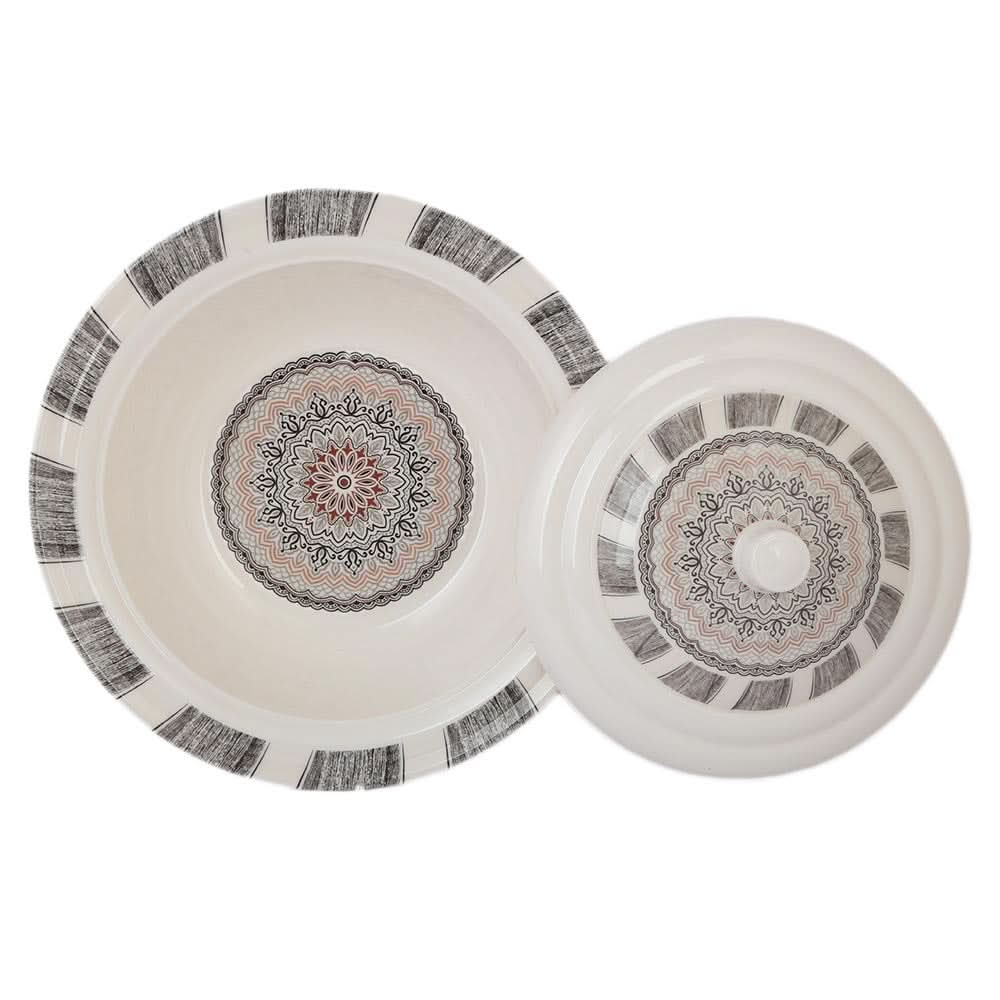 Melamine Bowl With Lid - Grey, Home & Lifestyle, Serving And Dining, Chase Value, Chase Value