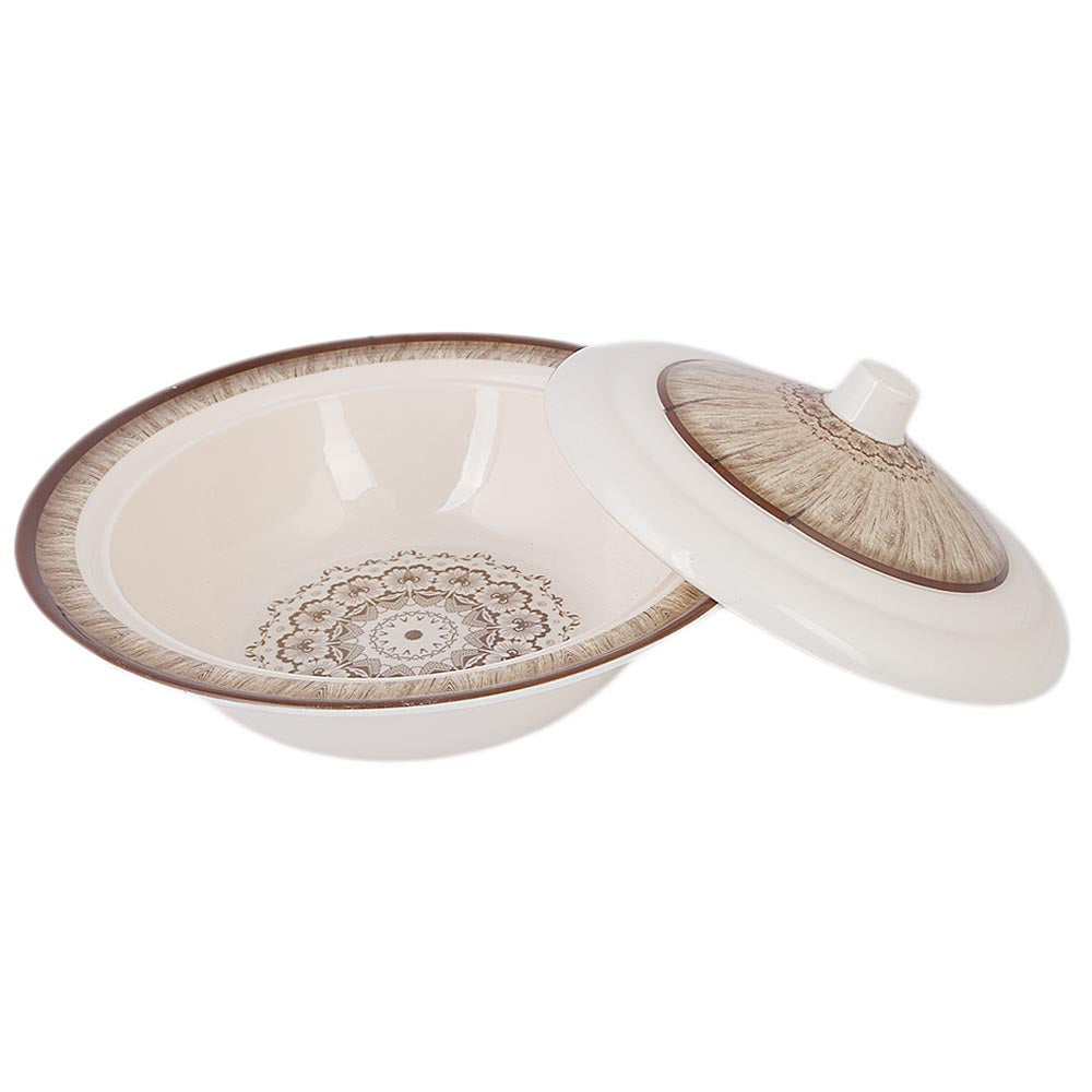 Melamine Bowl With Lid - Brown, Home & Lifestyle, Serving And Dining, Chase Value, Chase Value