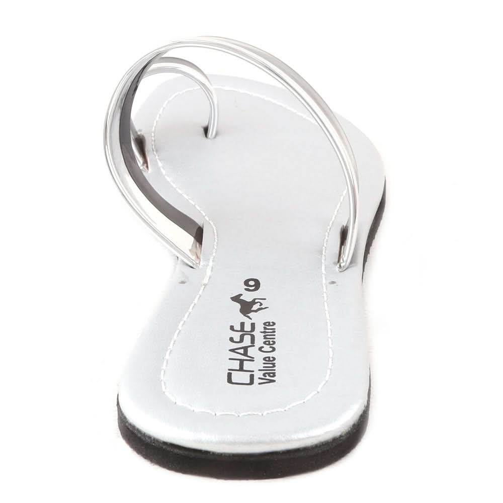 Women's Slipper (J-502) - Silver, Women, Slippers, Chase Value, Chase Value