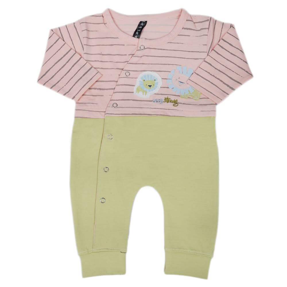Newborn Boys Full Sleeves Romper 44014 - Pink, Kids, New Born Boys Rompers, Chase Value, Chase Value