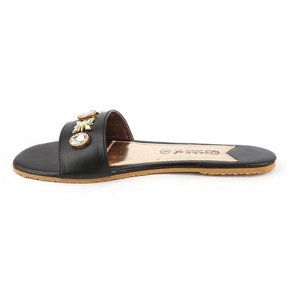 Women's Slipper I 02 - Black, Women, Slippers, Chase Value, Chase Value