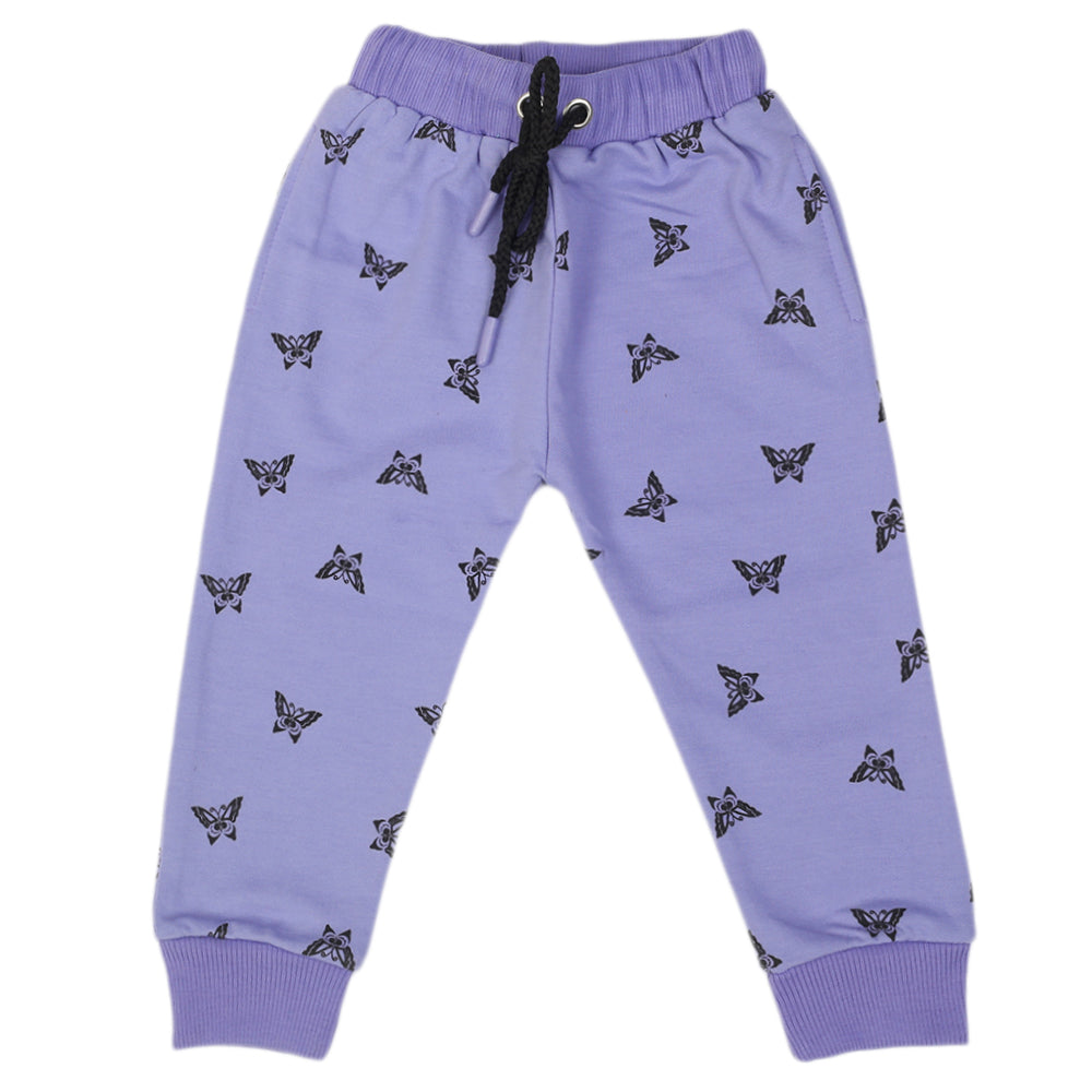 Girls Terry Trouser - Light Purple, Girls Pants & Capri, Chase Value, Chase Value