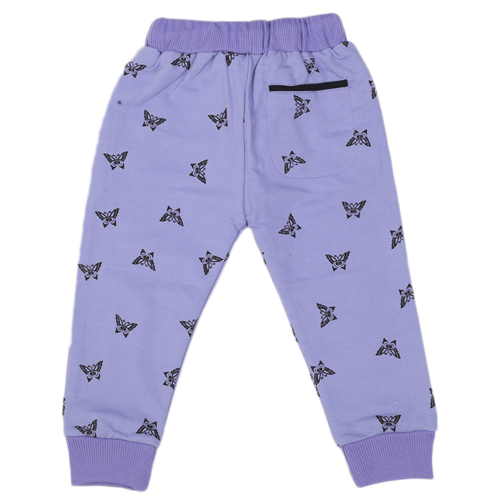 Girls Terry Trouser - Light Purple, Girls Pants & Capri, Chase Value, Chase Value
