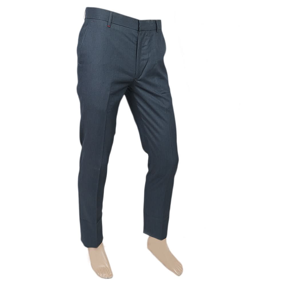 Men's Business Casual Dress Pant - Silver Blue, Men, Formal Pants, Chase Value, Chase Value