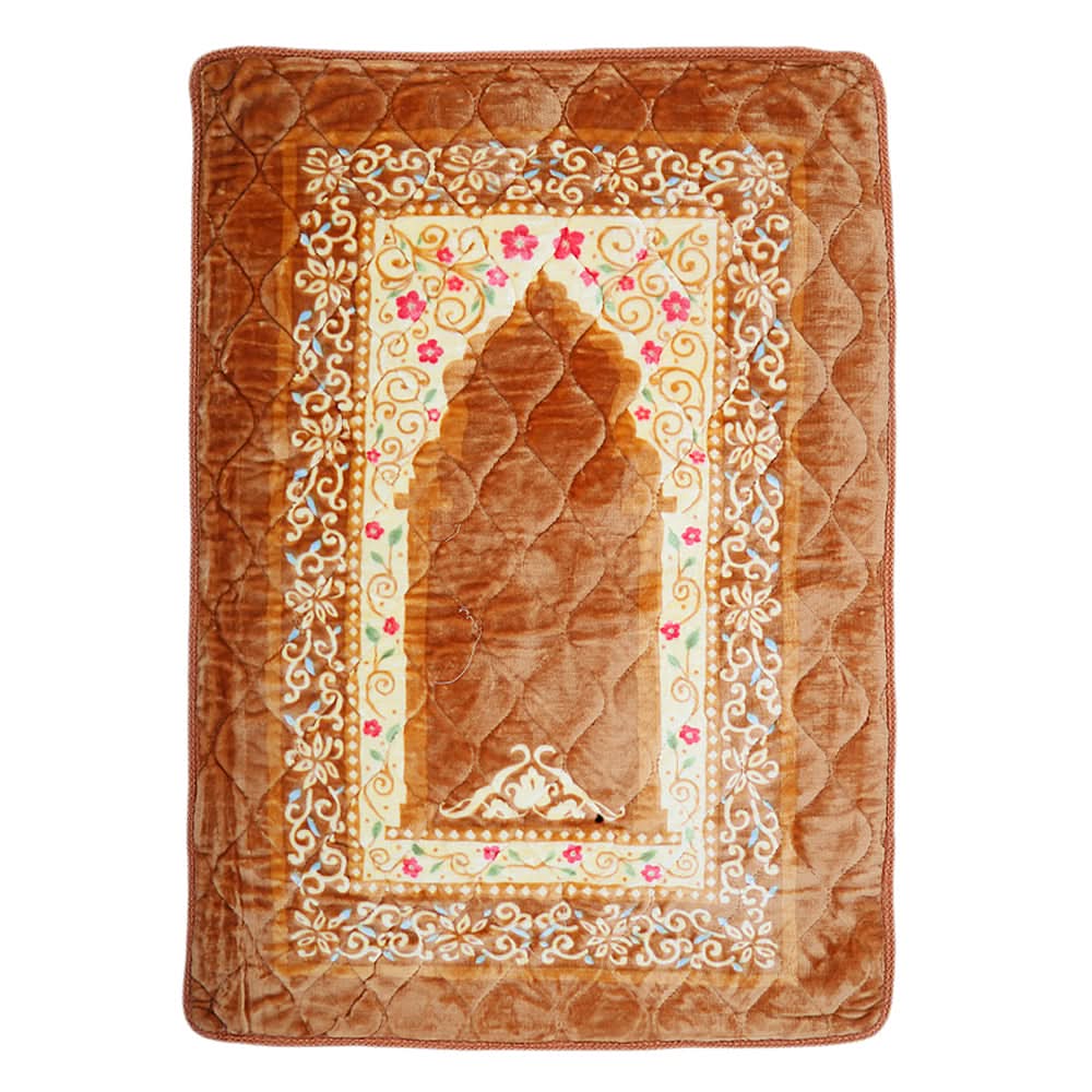 Ja-e-Namaaz Foam Printed New 1099 - Light Brown, Home & Lifestyle, Mats, Chase Value, Chase Value