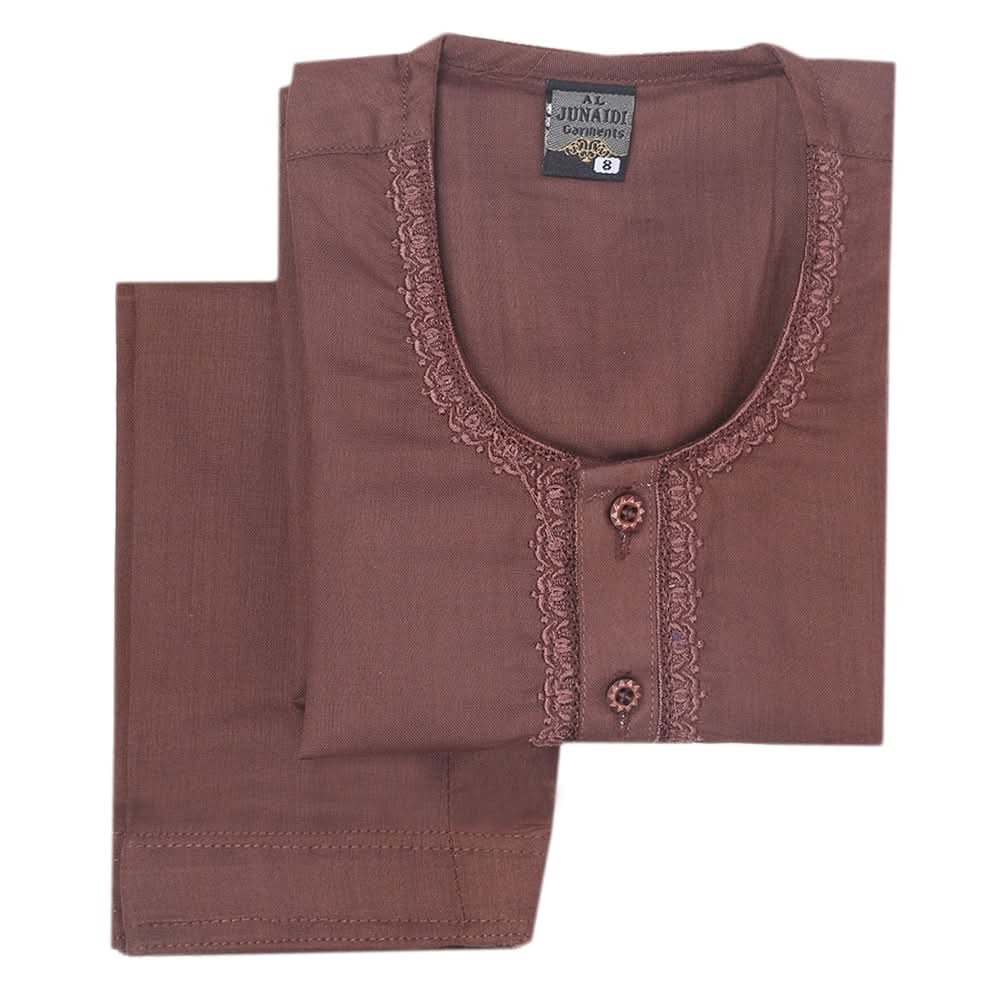 Newborn Boys Shalwar Suit - Brown, Kids, Newborn Boys Shalwar Suits, Chase Value, Chase Value