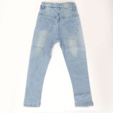 Girls Denim Pant Side Tape - Light Blue, Kids, Girls Pants And Capri, Chase Value, Chase Value