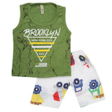 Boys Sando 2 Piece Suit - Green, Kids, Boys Sets And Suits, Chase Value, Chase Value