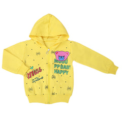 Girls Hoodie Jacket - Yellow, Kids, Girls Hoodies and Sweat Shirts, Chase Value, Chase Value