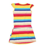 Girls Yarn Dyed Half Sleeves T-Shirt - Multi, Kids, Girls T-Shirts, Chase Value, Chase Value