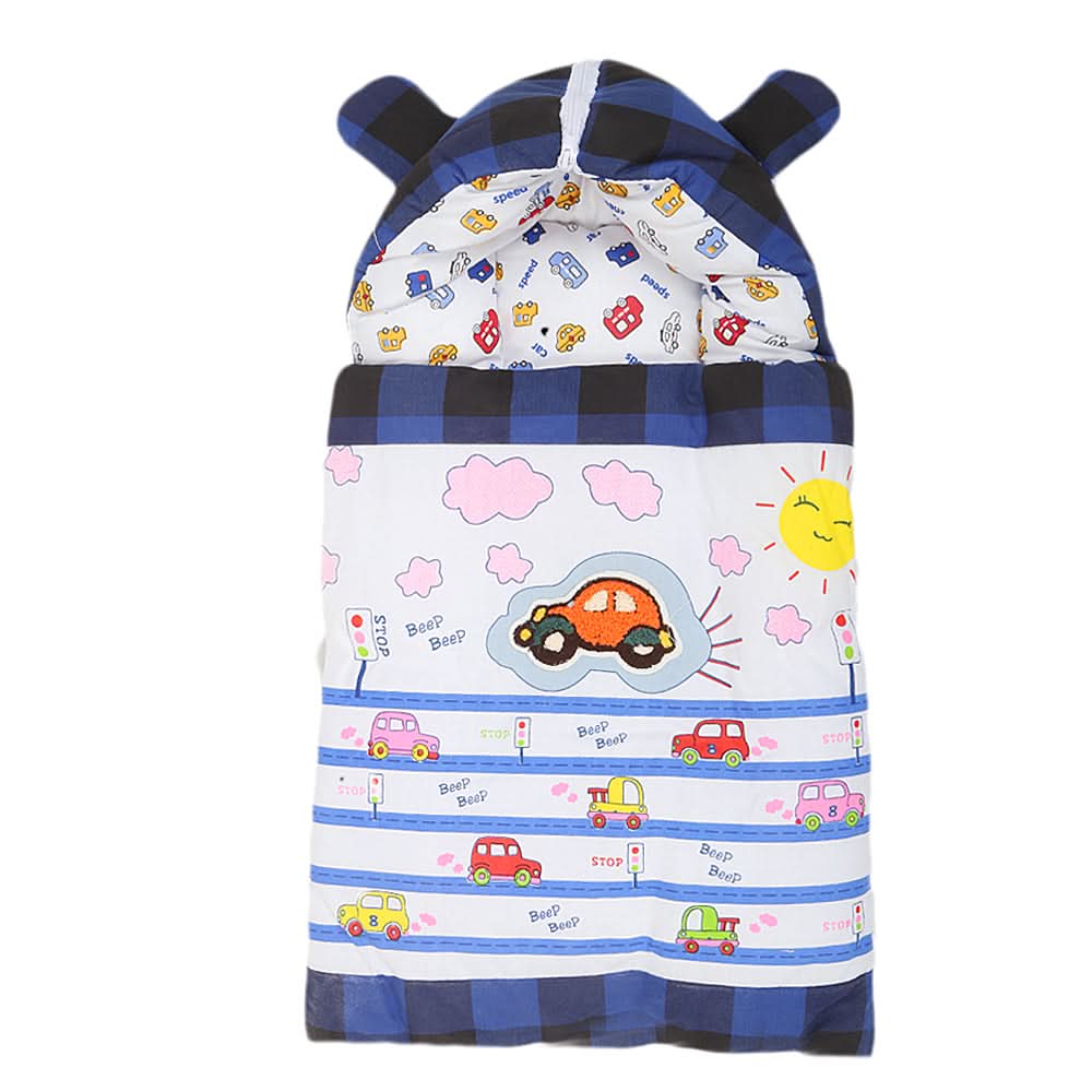 Newborn Emboidered Sleeping Bag 6002 - Royal Blue, Kids, Sleeping Bags, Chase Value, Chase Value