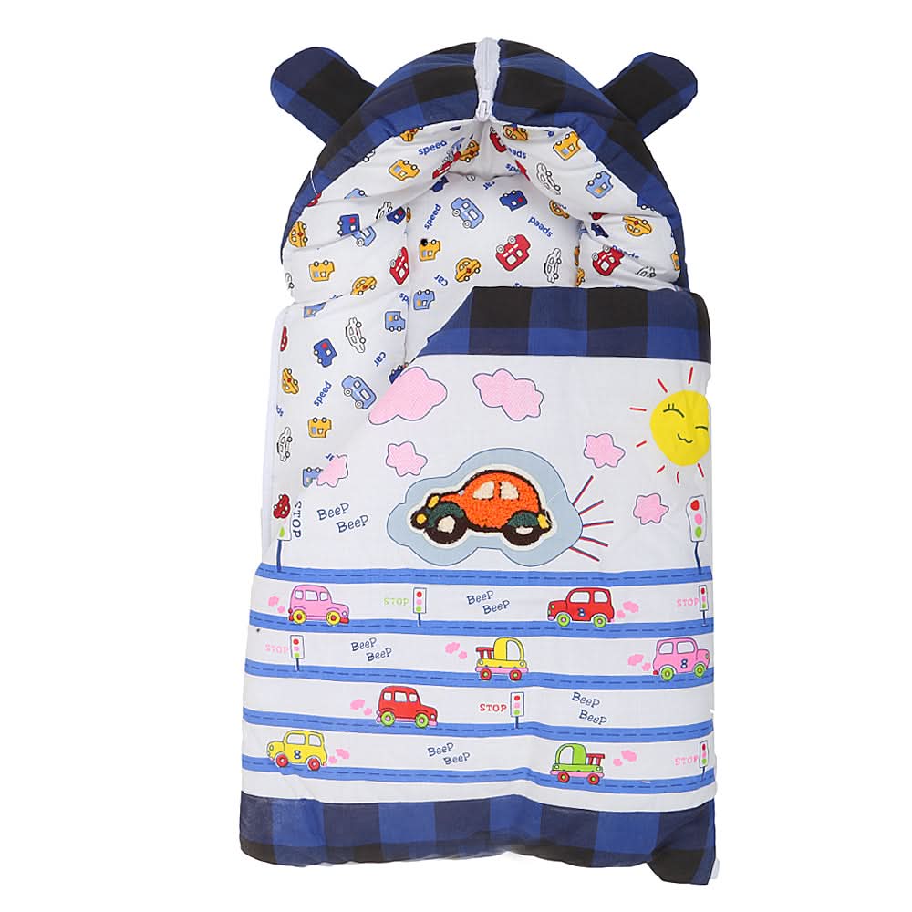 Newborn Emboidered Sleeping Bag 6002 - Royal Blue, Kids, Sleeping Bags, Chase Value, Chase Value