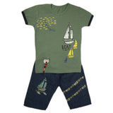 Boys Short Suit - Green, Kids, Boys Sets And Suits, Chase Value, Chase Value