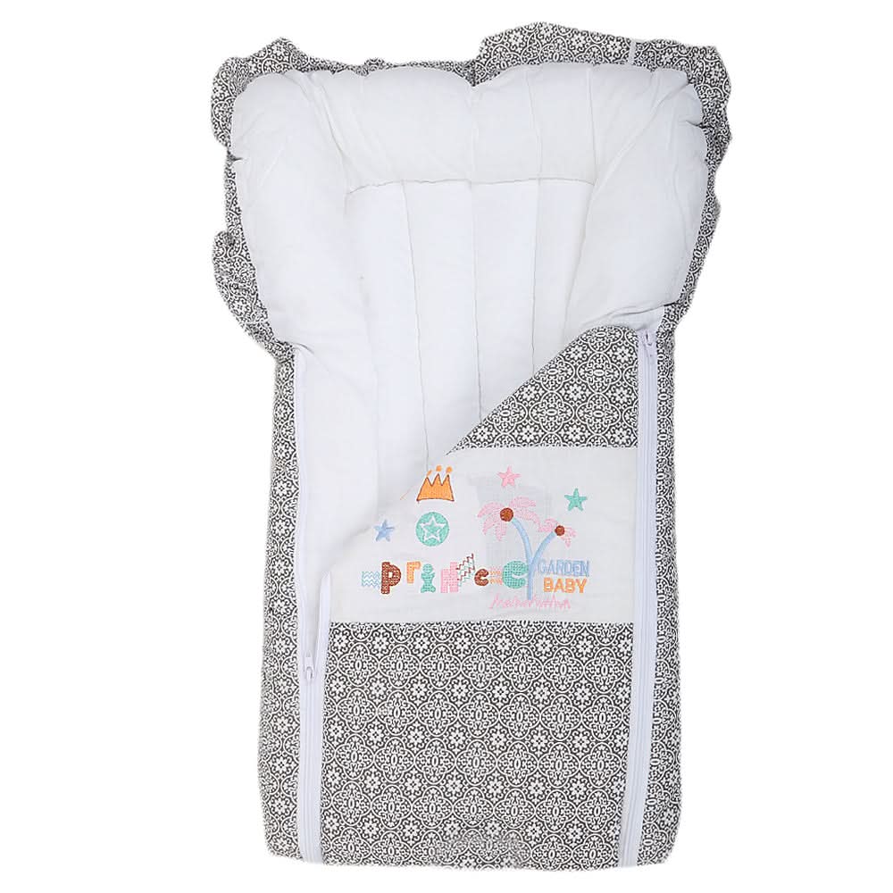 Newborn Emboidered Sleeping Bag 6002 - Grey, Kids, Sleeping Bags, Chase Value, Chase Value