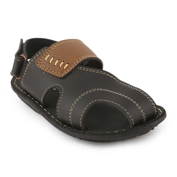 Boys Sandals (1013-A) - Black - test-store-for-chase-value