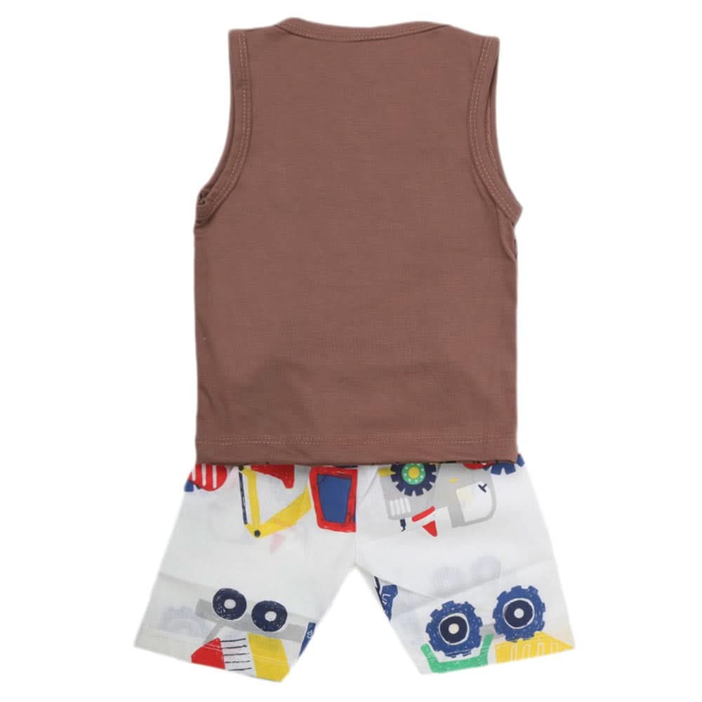 Boys Sando 2 Piece Suit - Coffee, Kids, Boys Sets And Suits, Chase Value, Chase Value