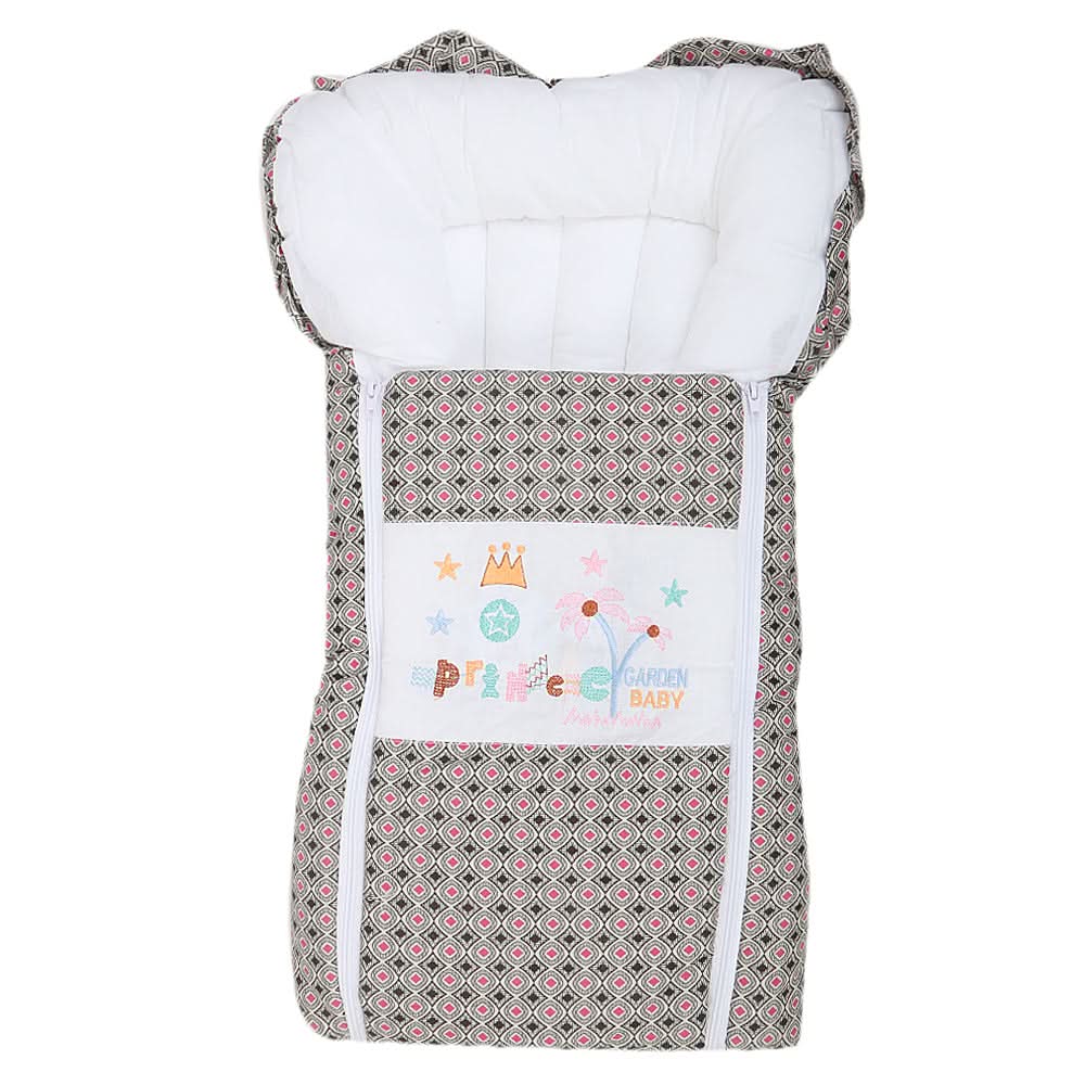 Newborn Emboidered Sleeping Bag 6002 - Dark Grey, Kids, Sleeping Bags, Chase Value, Chase Value