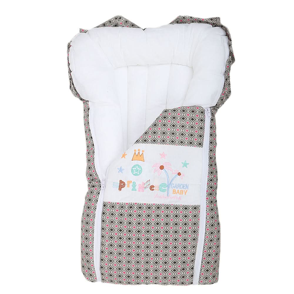 Newborn Emboidered Sleeping Bag 6002 - Dark Grey, Kids, Sleeping Bags, Chase Value, Chase Value