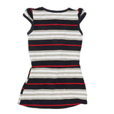 Girls Yarn Dyed Half Sleeves T-Shirt - Navy Blue, Kids, Girls T-Shirts, Chase Value, Chase Value