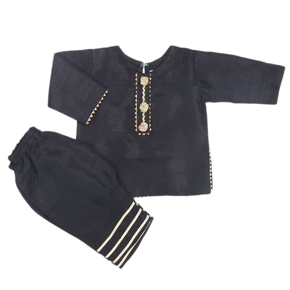 Newborn Girls Shalwar Suit - Black, Kids, Newborn Girls Sets And Suits, Chase Value, Chase Value
