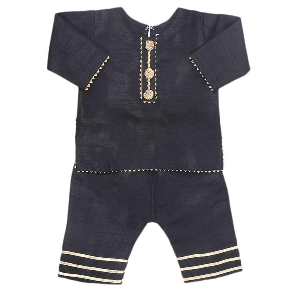 Newborn Girls Shalwar Suit - Black, Kids, Newborn Girls Sets And Suits, Chase Value, Chase Value