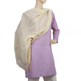 Women's Khaddi Gold Lining Dupatta - Beige, Women, Dupatta, Chase Value, Chase Value