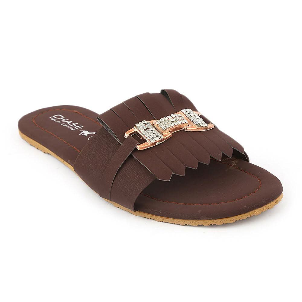 Women's Slipper I 01 - Brown, Women, Slippers, Chase Value, Chase Value