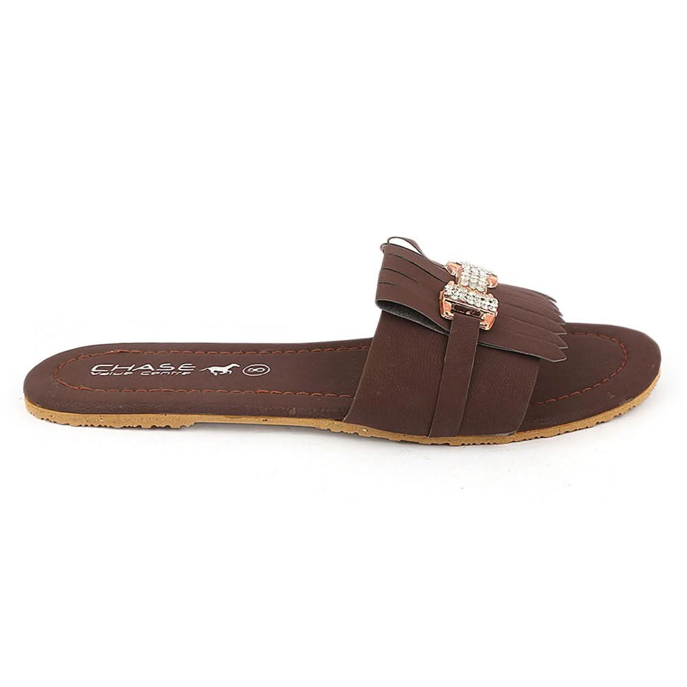 Women's Slipper I 01 - Brown, Women, Slippers, Chase Value, Chase Value