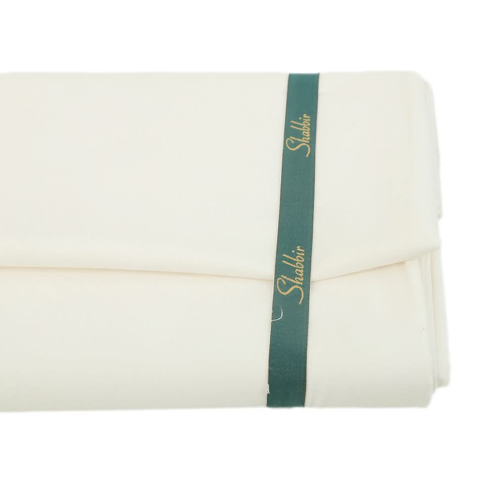 Shabbir Fancy Wash N Wear Un-Stitched Suit - Off White, Men, Unstitched Fabric, Chase Value, Chase Value