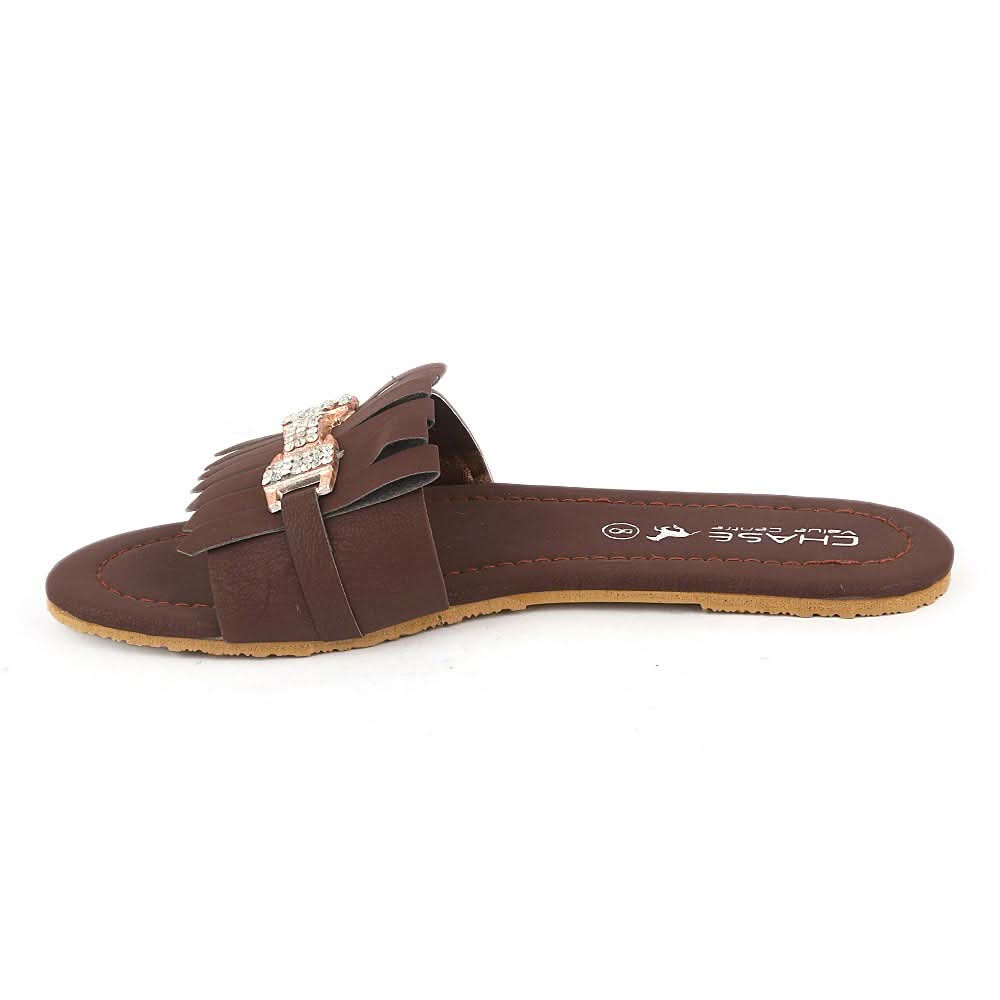 Women's Slipper I 01 - Brown, Women, Slippers, Chase Value, Chase Value