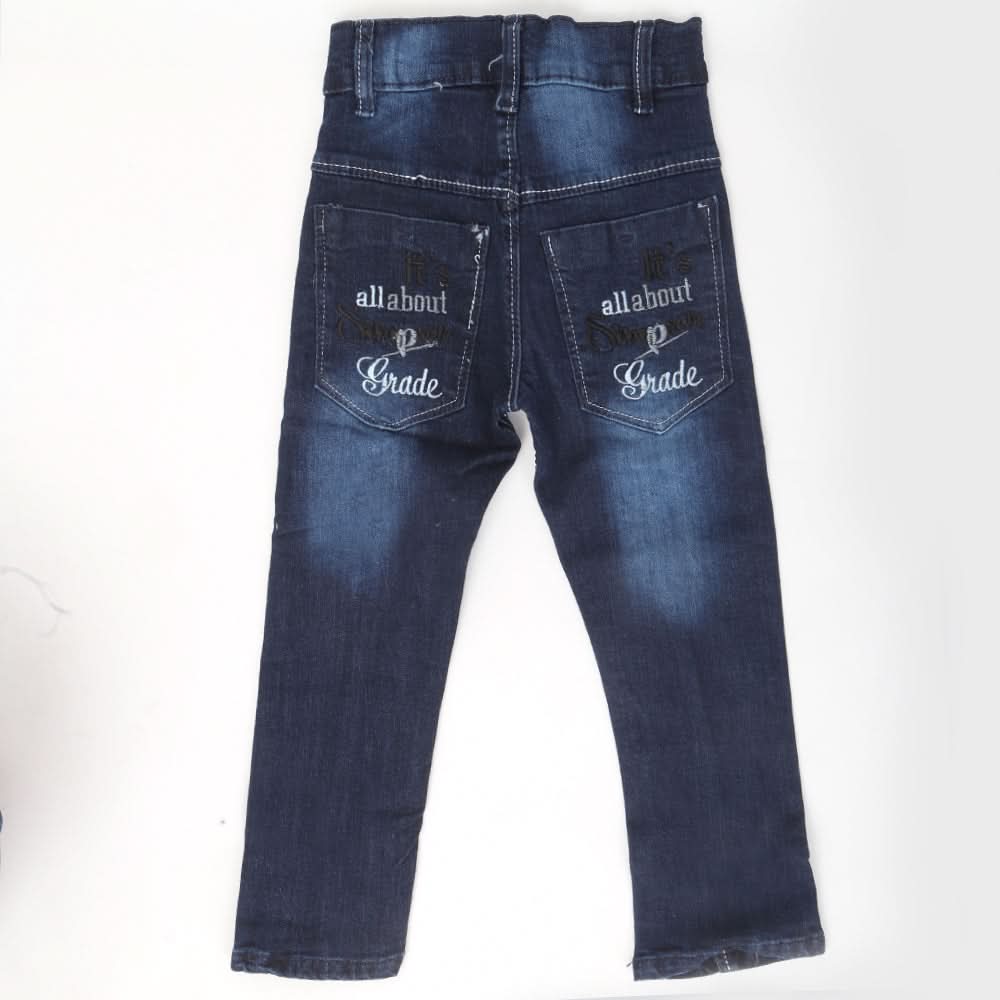 Boys Denim Pant - Dark Blue, Kids, Boys Pants, Chase Value, Chase Value