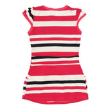 Girls Yarn Dyed Half Sleeves T-Shirt - Pink, Kids, Girls T-Shirts, Chase Value, Chase Value