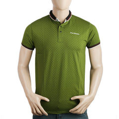 Men's Half Sleeves Polo T-Shirt - Olive Green, Men, T-Shirts And Polos, Chase Value, Chase Value