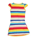 Girls Yarn Dyed Half Sleeves T-Shirt - Multi, Kids, Girls T-Shirts, Chase Value, Chase Value