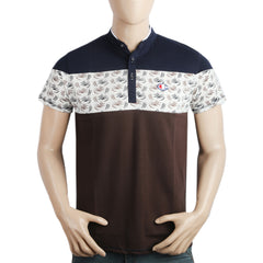 Men's Half Sleeves Polo T-Shirt - Coffee, Men, T-Shirts And Polos, Chase Value, Chase Value
