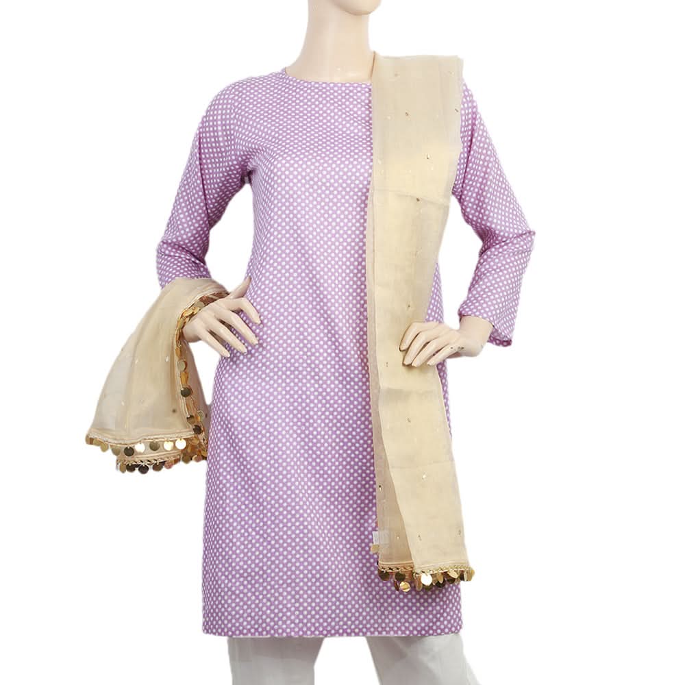 Women's Mehsori With Stone Dupatta - Beige, Women, Dupatta, Chase Value, Chase Value