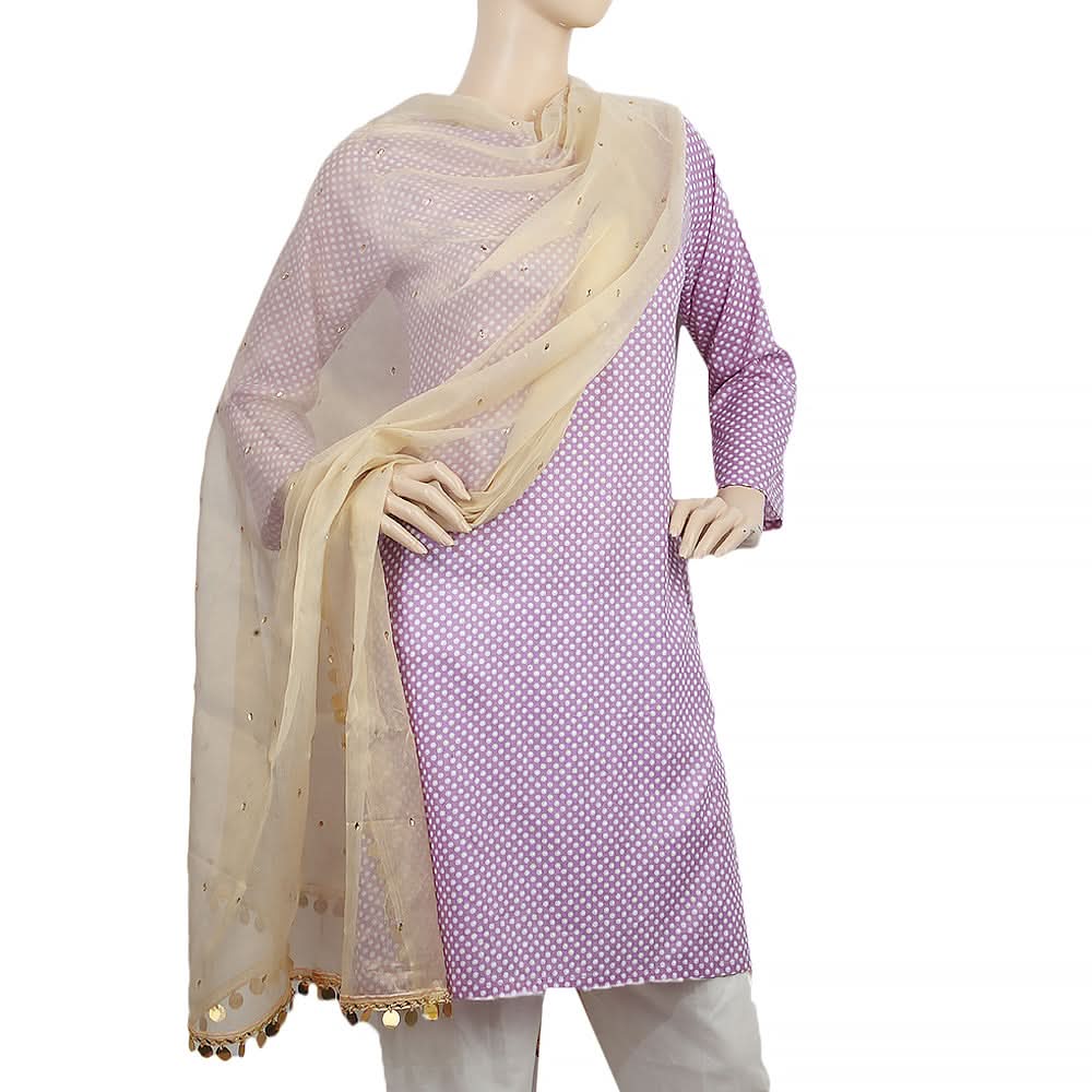 Women's Mehsori With Stone Dupatta - Beige, Women, Dupatta, Chase Value, Chase Value