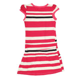 Girls Yarn Dyed Half Sleeves T-Shirt - Pink, Kids, Girls T-Shirts, Chase Value, Chase Value