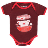 Newborn Boys Romper - Maroon, Kids, NB Boys Rompers, Chase Value, Chase Value