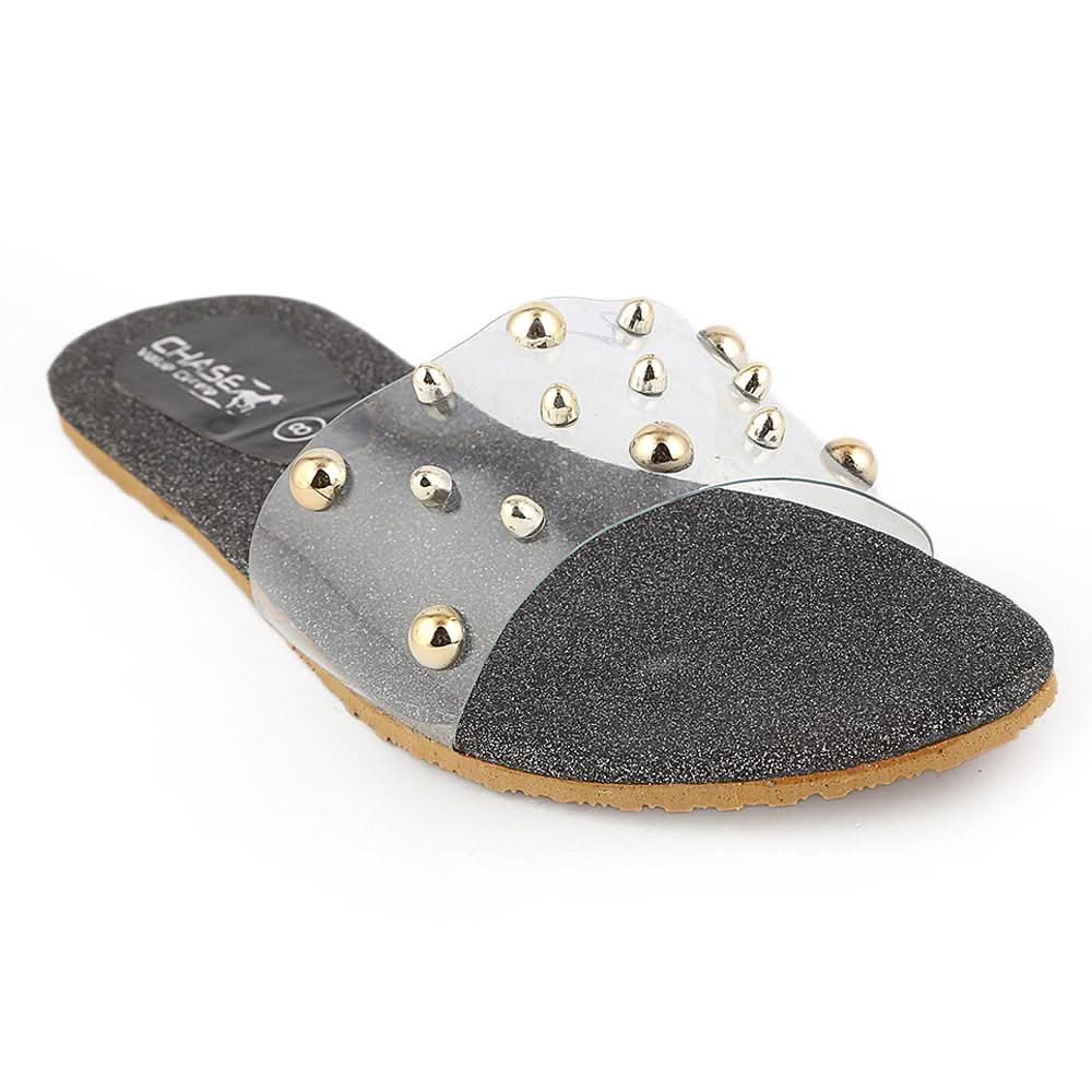 Women's Slipper - Black I 03, Women, Slippers, Chase Value, Chase Value