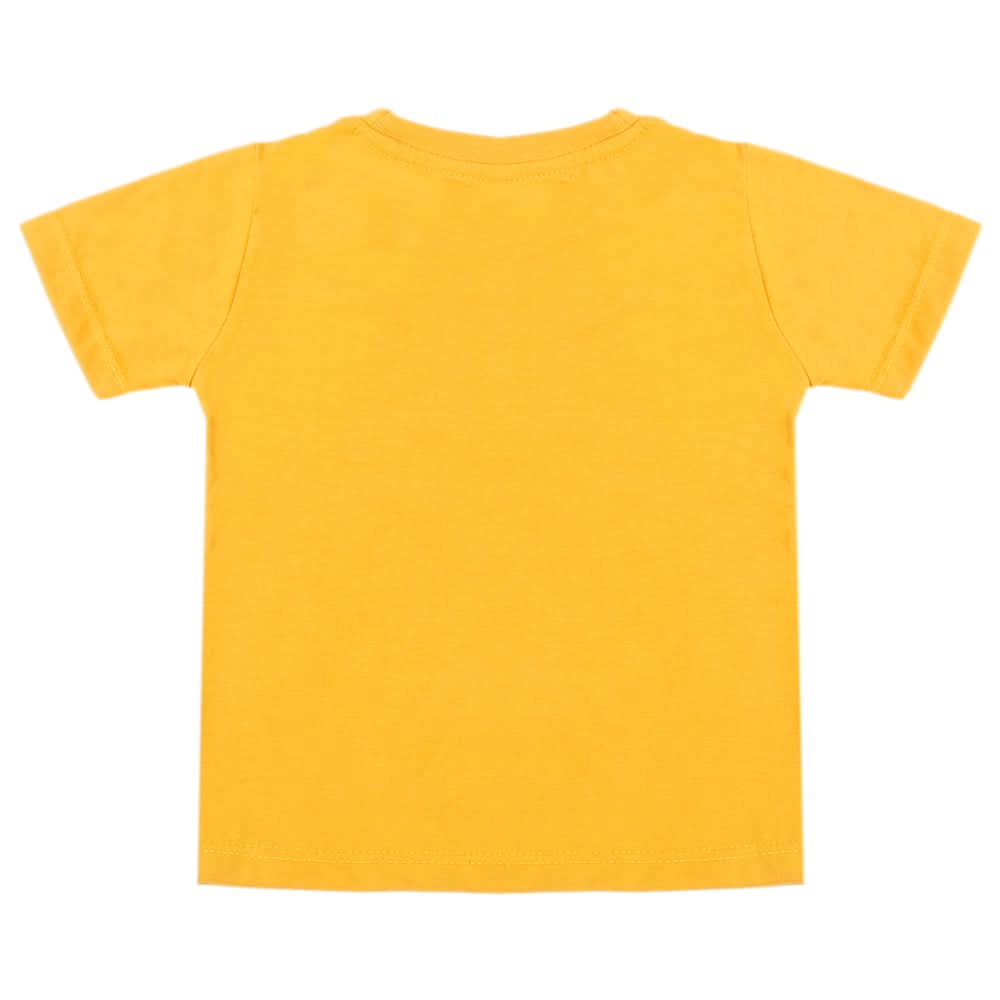 Boys Half Sleeves T-Shirt - Mustard, Boys T-Shirts, Chase Value, Chase Value